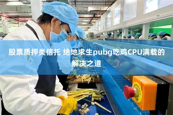 股票质押类信托 绝地求生pubg吃鸡CPU满载的解决之道