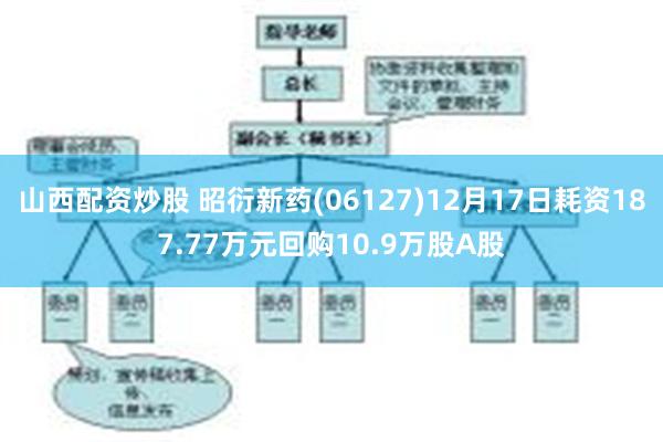 山西配资炒股 昭衍新药(06127)12月17日耗资187.77万元回购10.9万股A股