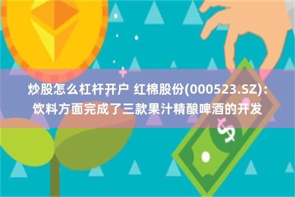 炒股怎么杠杆开户 红棉股份(000523.SZ)：饮料方面完成了三款果汁精酿啤酒的开发