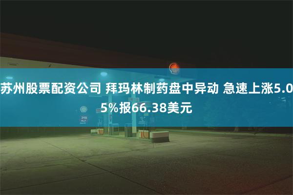 苏州股票配资公司 拜玛林制药盘中异动 急速上涨5.05%报66.38美元